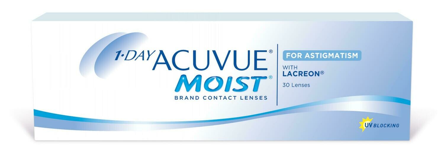 Acuvue Moist 1-Day for astigmatism (90 pack) by Johnson & Johnson