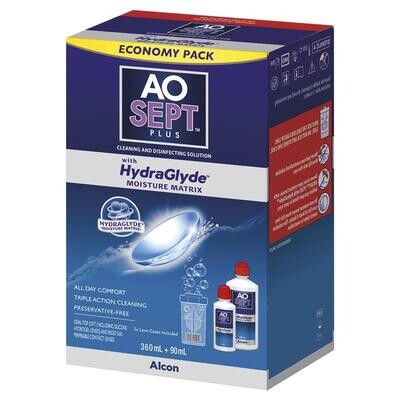 AOSept Plus with Hydraglyde twin pack (new)