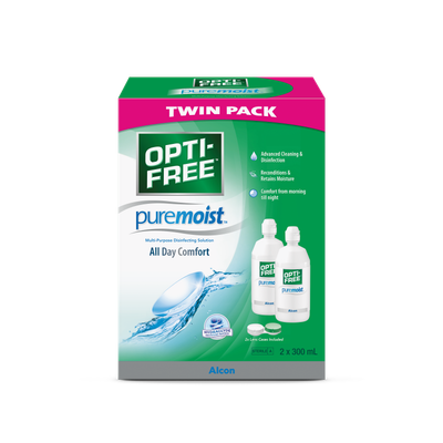 Opti-Free Puremoist twin pack (2x300ml)