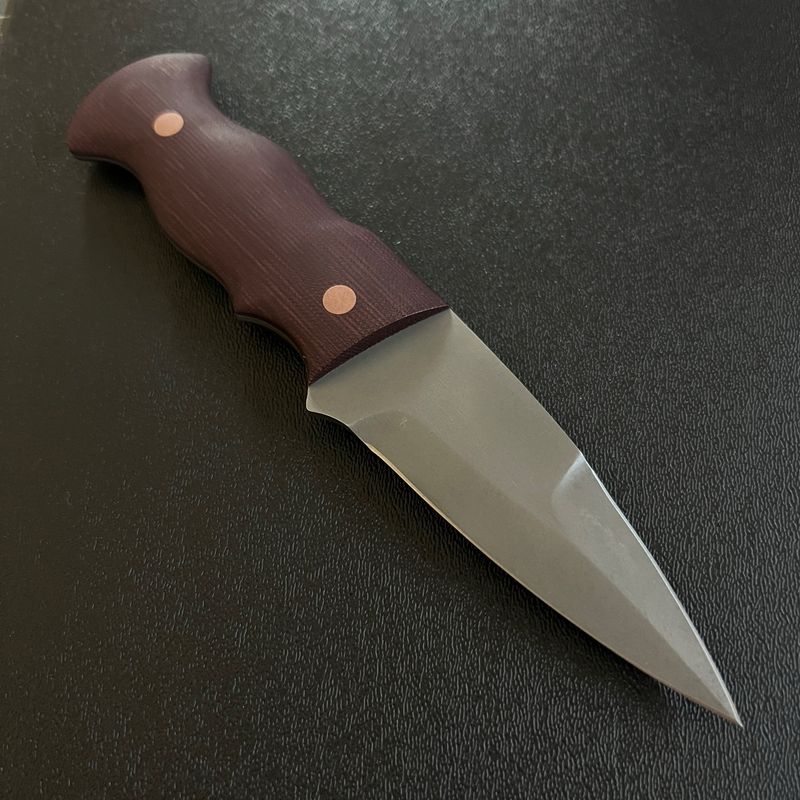 Enigma DE- Maroon Micarta