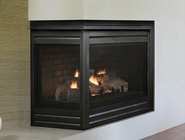 Corner Gas Fireplace