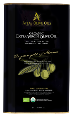 Atlas EVOO Organic High-Polyphenol Moroccan Olive Oil | 3L | Villa Jerada