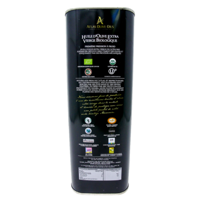 Atlas EVOO Organic High-Polyphenol Moroccan Olive Oil | 3L | Villa Jerada