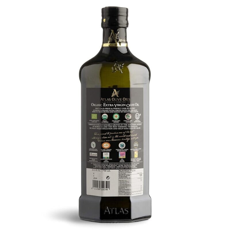Atlas EVOO — Organic High-Polyphenol Extra Virgin Olive Oil | 750ml