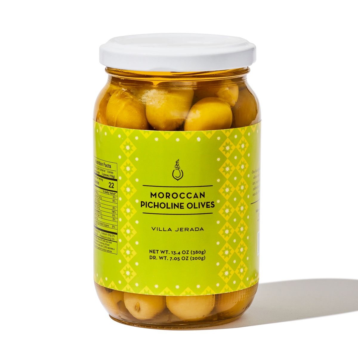 Moroccan Picholine Olives (PITTED) - 380g