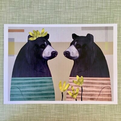 Mama And Papa Bear A4 Digital Print (Open Edition)