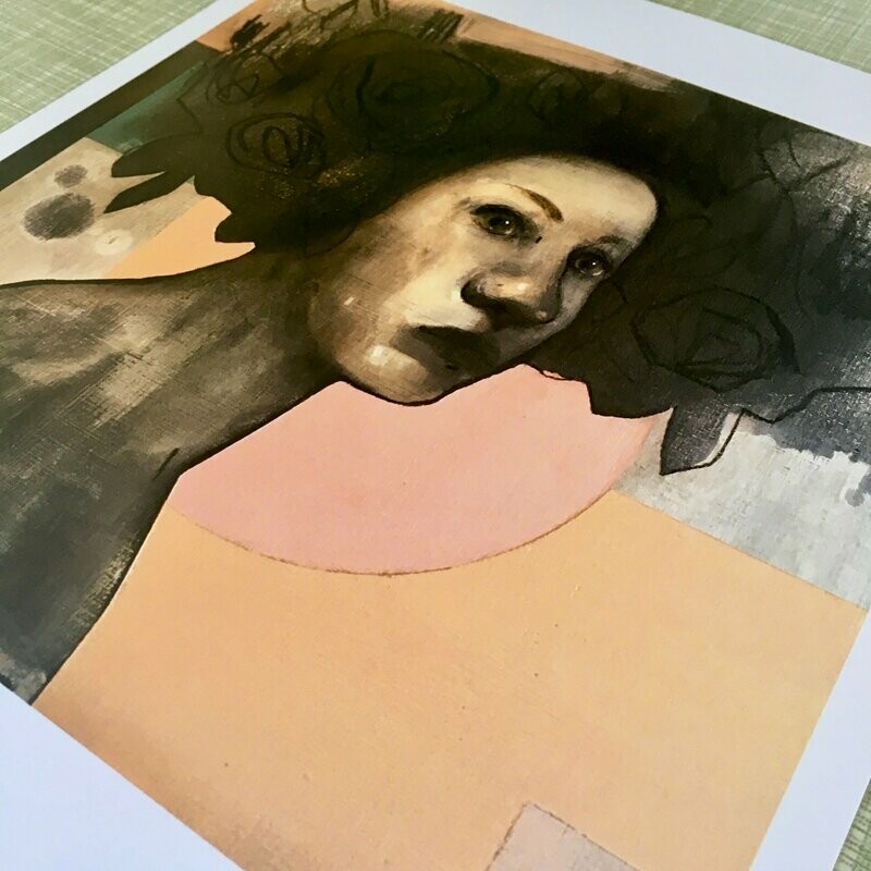 Floribunda Grey A4 Print (Open Edition)