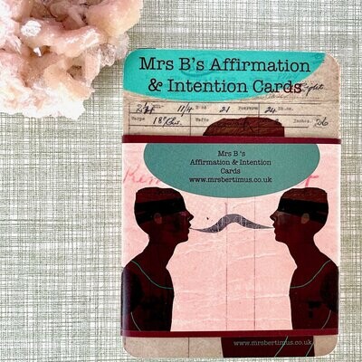 Mrs B's Magical Affirmation & Intention Card Deck & Wooden Card Stand
