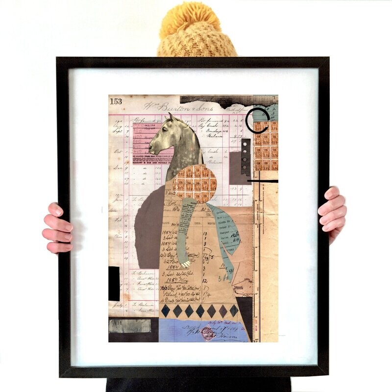 Lady Grey-Winter A3  Print (Open Edition)