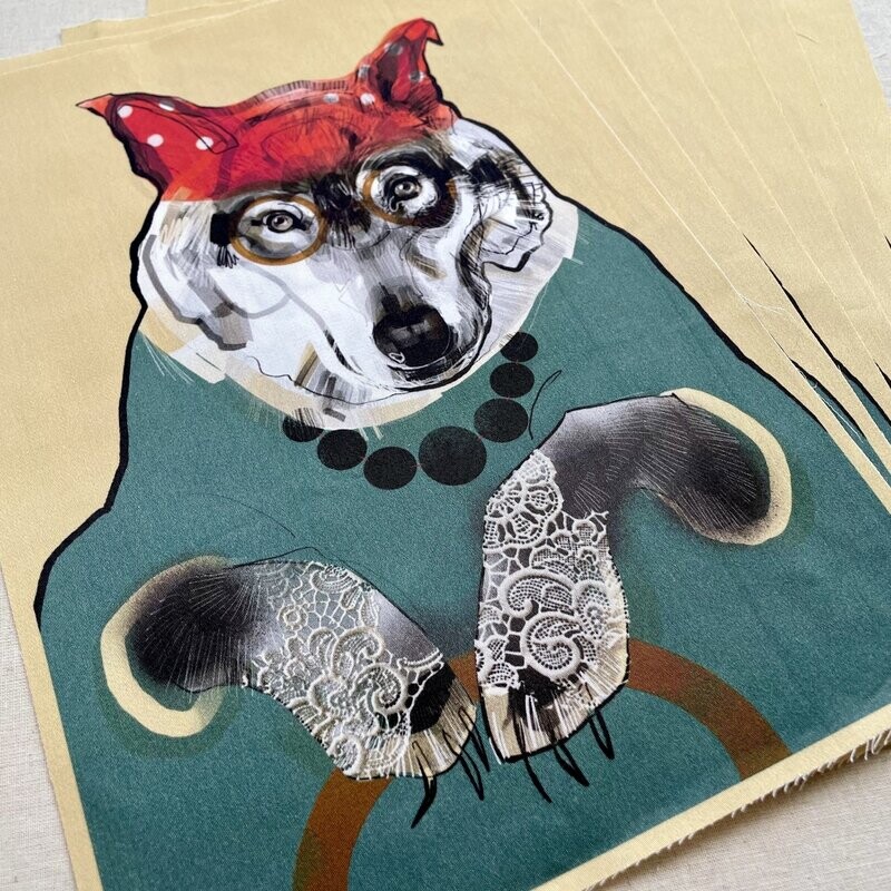 Hattie Wolf Patch (Large)