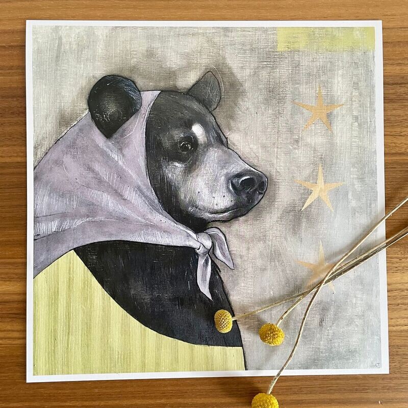 Babooshka Square  Print (Open Edition)