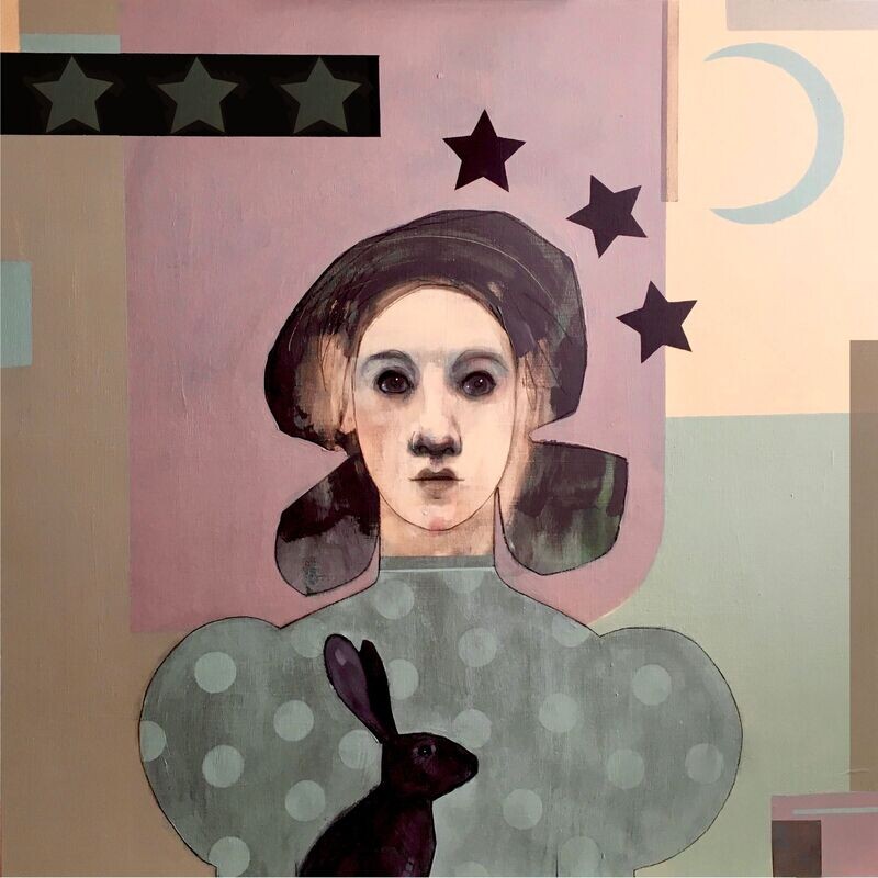 Polka Dots Square  Print (Open Edition)