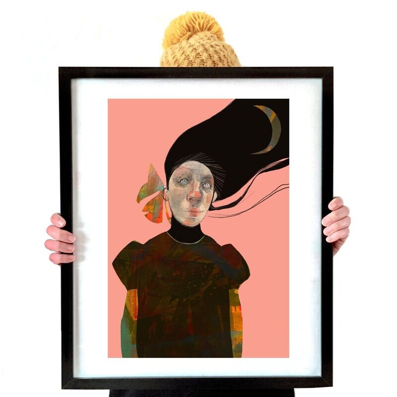 Moon Gazer A3  Print (Open Edition)