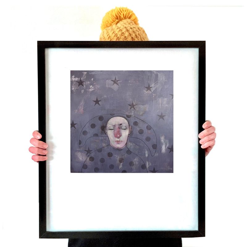 NEW! Harlequin Star A3 Print (Open Edition)