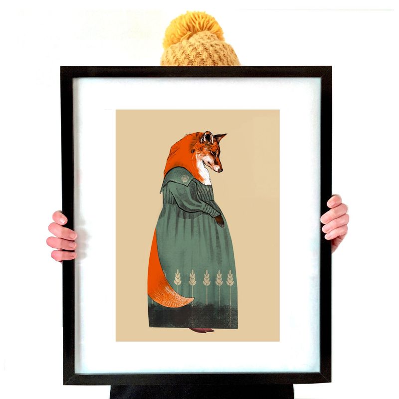 NEW! Harvest Fox A3 Print (Open Edition)