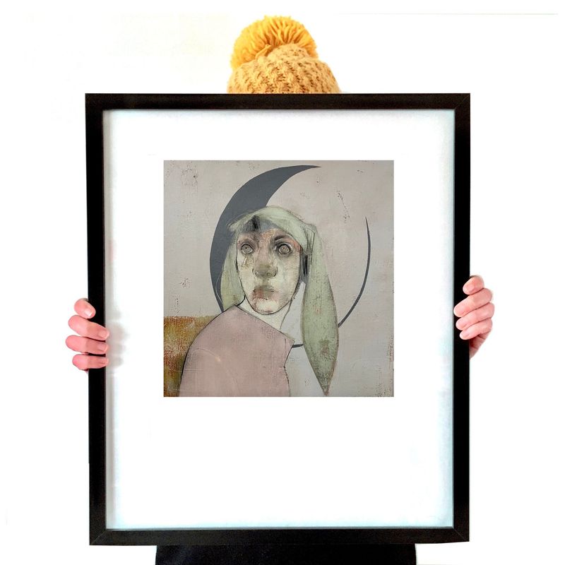 NEW! Rabbit Girl A3 Print
