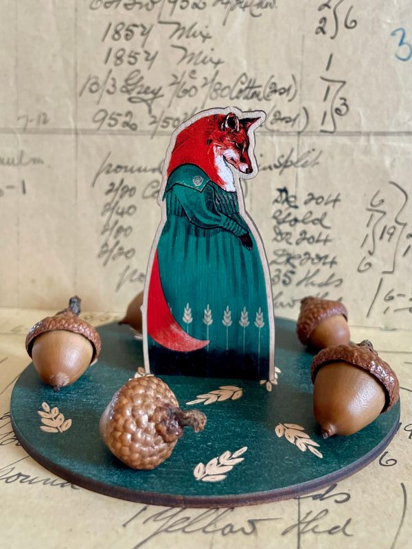 NEW! Harvest Fox Mini Altar/ Display: