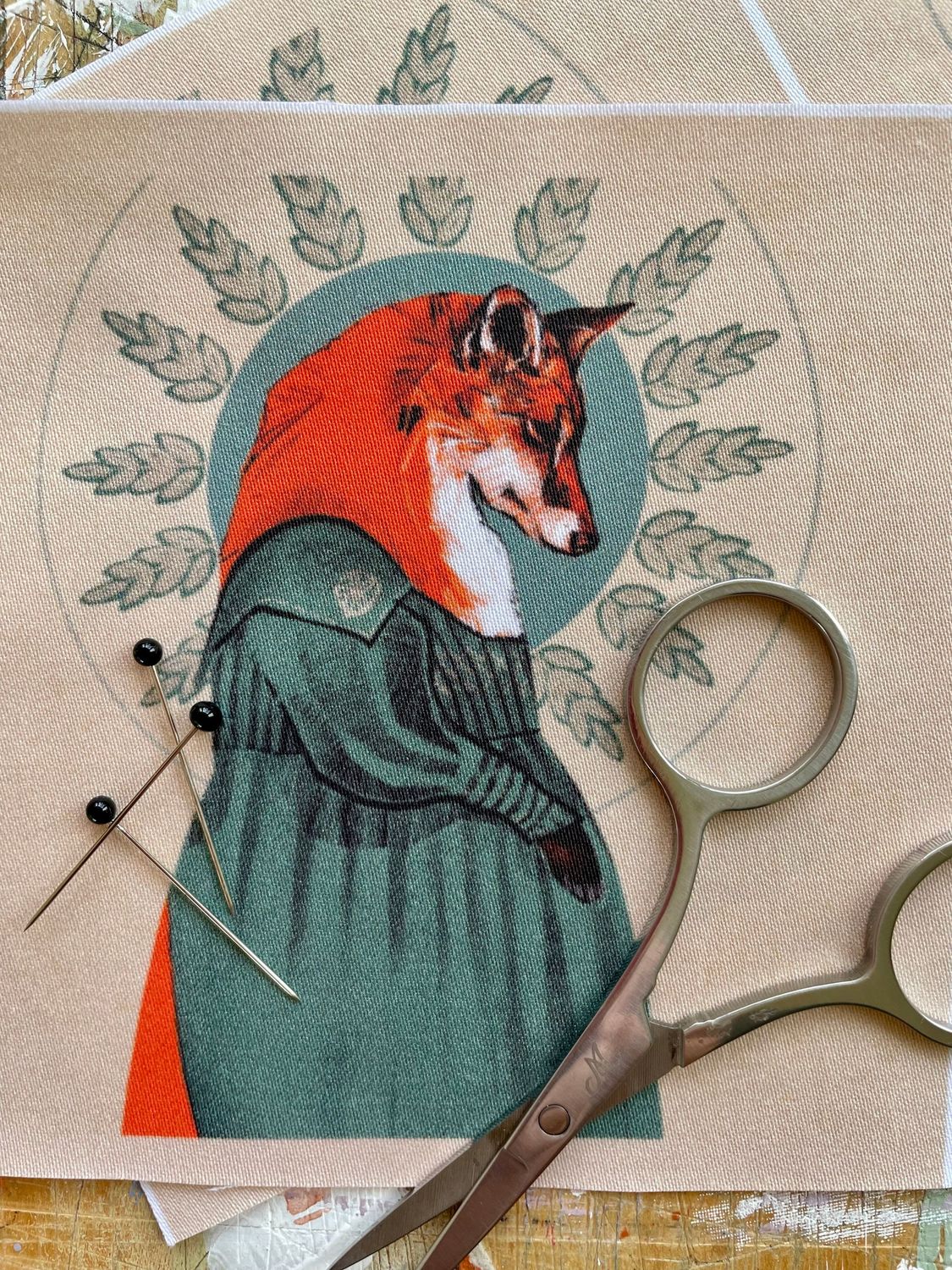 NEW! Harvest Fox Double Patch Set (Large)