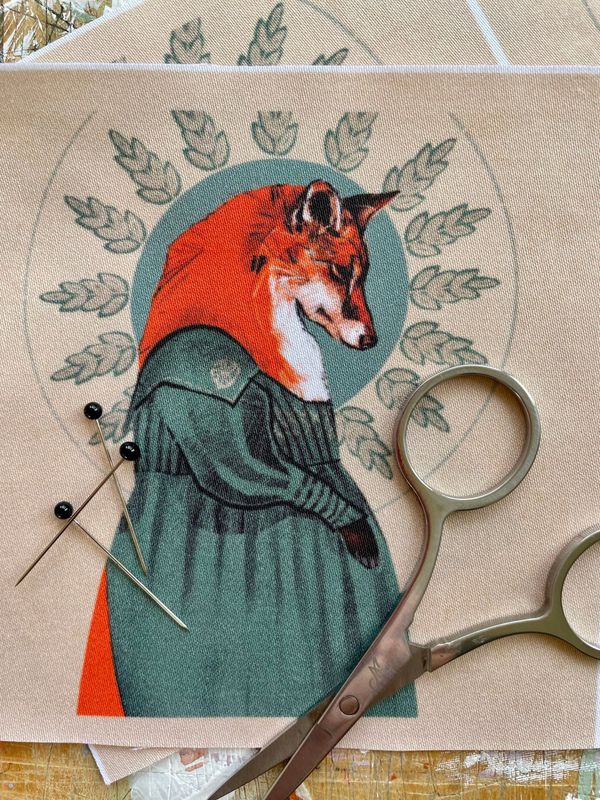 NEW! Harvest Fox Double Patch Set (Large)