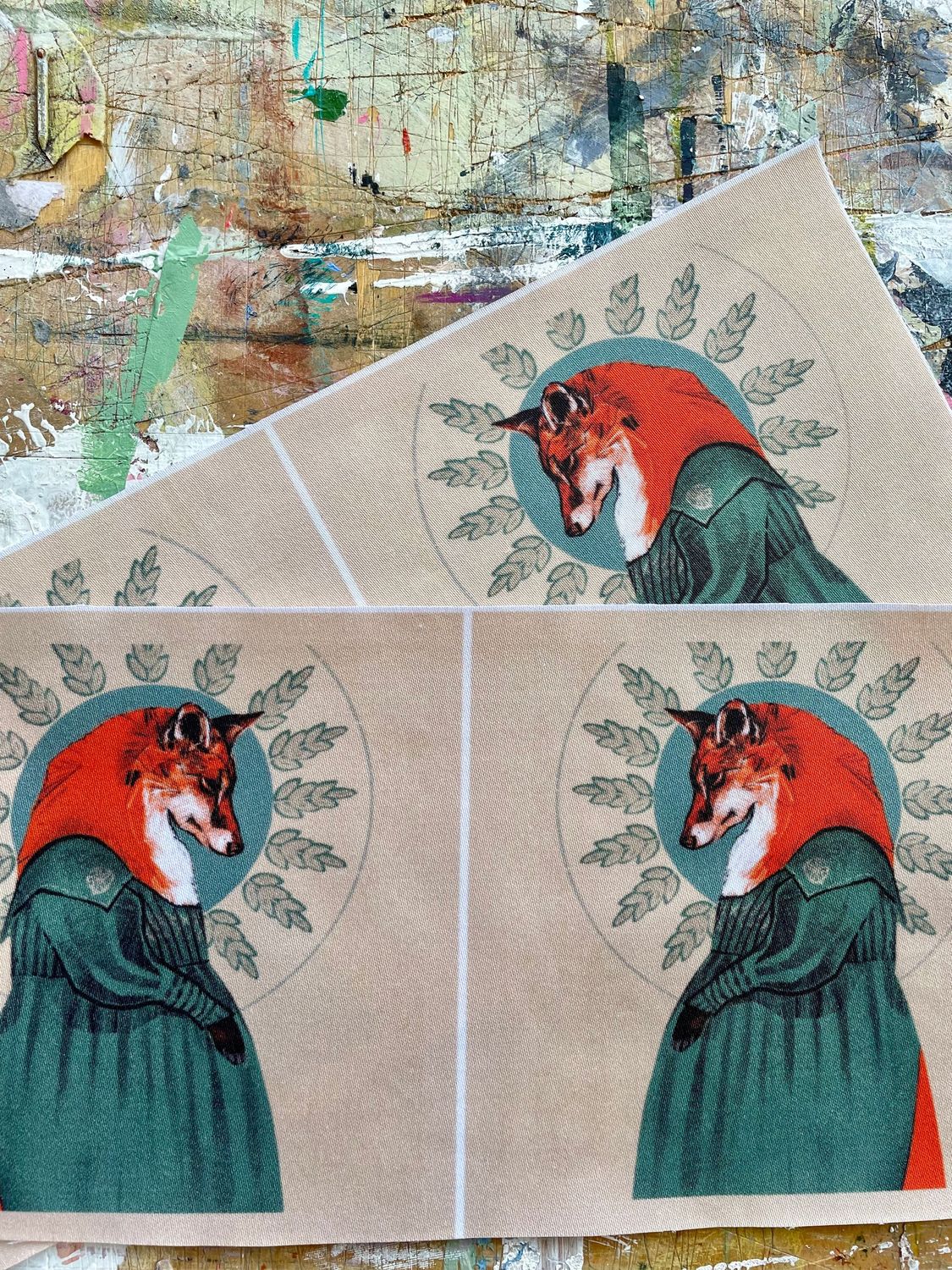 NEW! Harvest Fox Double Patch Set (Small)