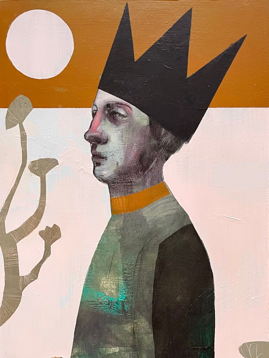 NEW! ORIGINAL ART: 'The Prince And The Midas Bird' Mixed Media Painting NEW! ORIGINAL ART: 'The Prince And The Midas Bird' Mixed Media Painting