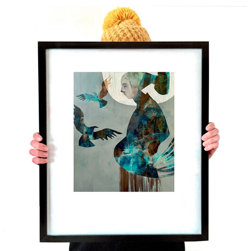 Crow Daughter A3 Print (Open Edition)