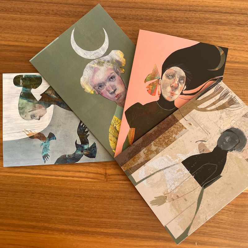 Folklore Art Greetings Card Set