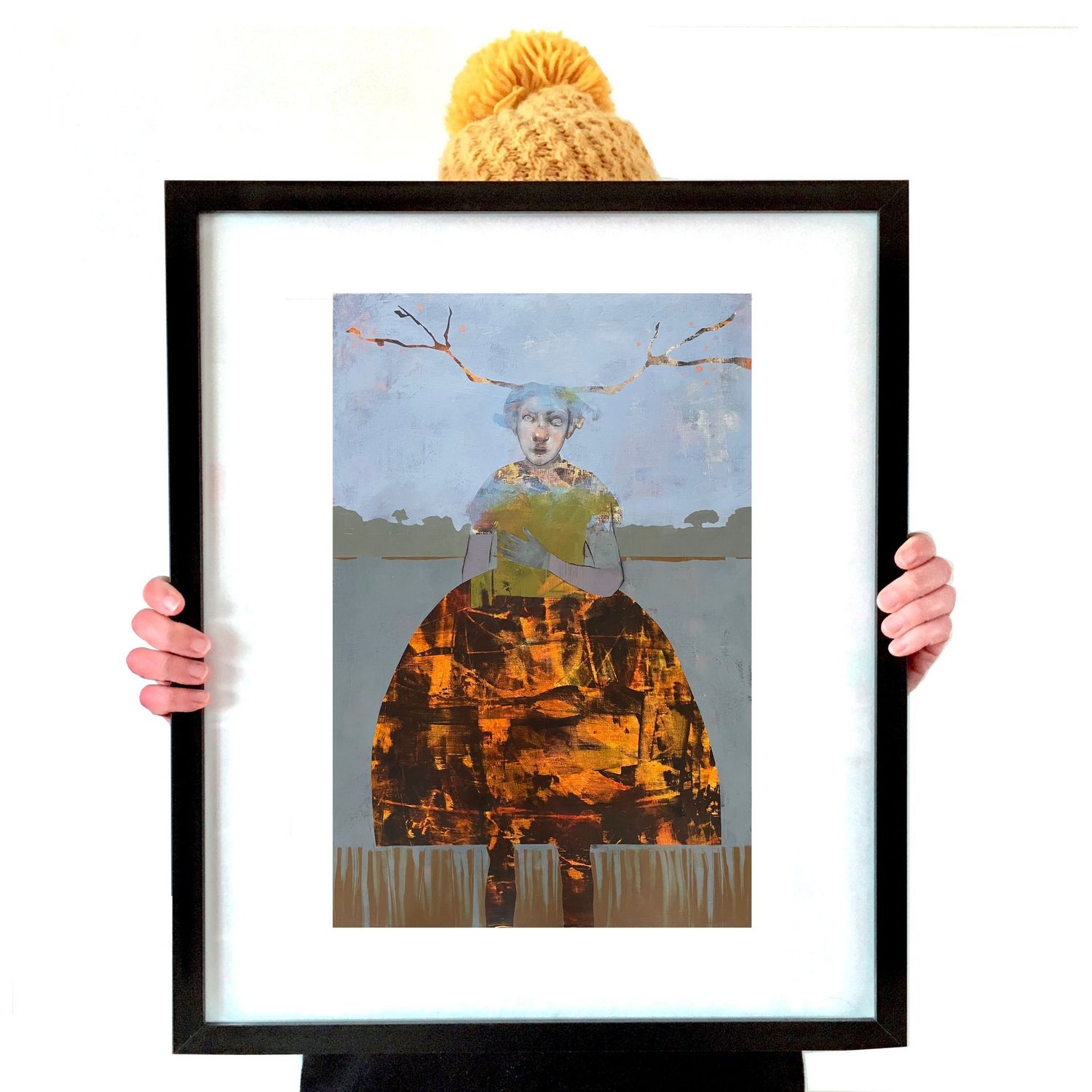 The Trees Grow in the Shape Of Her Shadow A3 Print (Open Edition) The Trees Grow in the Shape Of Her Shadow A3 Print (Open Edition)