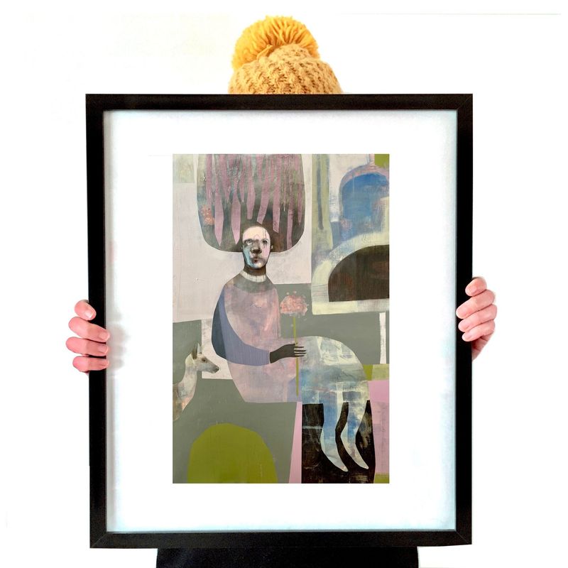 She Wears The Mask Of The Passing Seasons A3 Print (Open Edition) She Wears The Mask Of The Passing Seasons A3 Print (Open Edition)