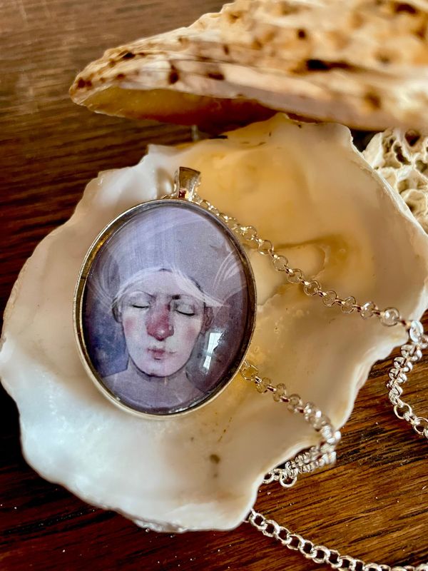 Snow Queen Necklace (Silver Plated)