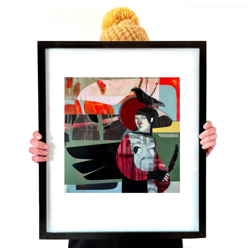 NEW! Crow Mother A3 Print (Open Edition):