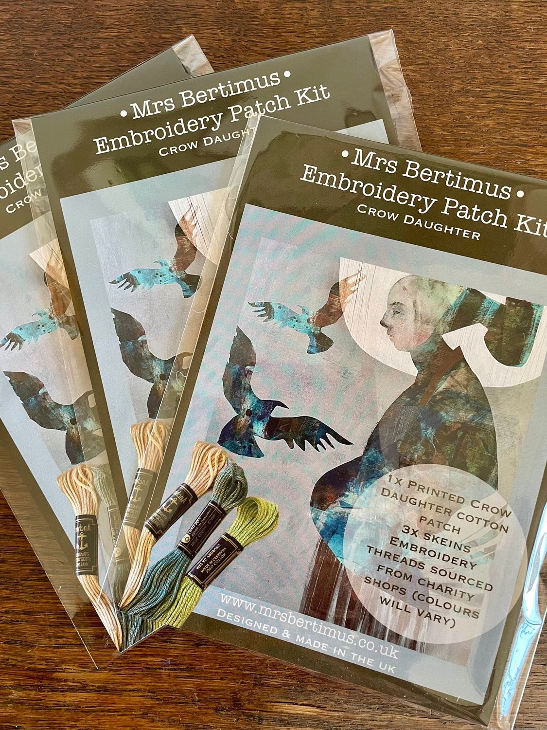 NEW! Crow Daughter Embroidery Kit NEW! Crow Daughter Embroidery Kit