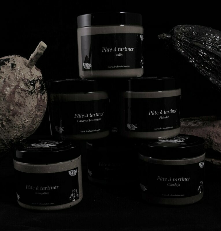 Lot de 4 pâtes à tartiner