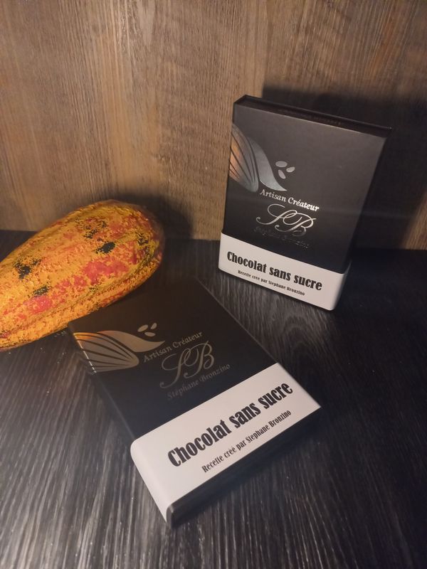 Boite de12 chocolats sans sucre