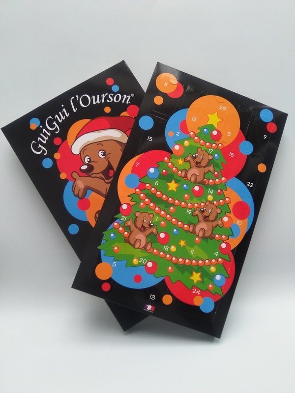 Calendrier de l'avent GuiGui l'ourson