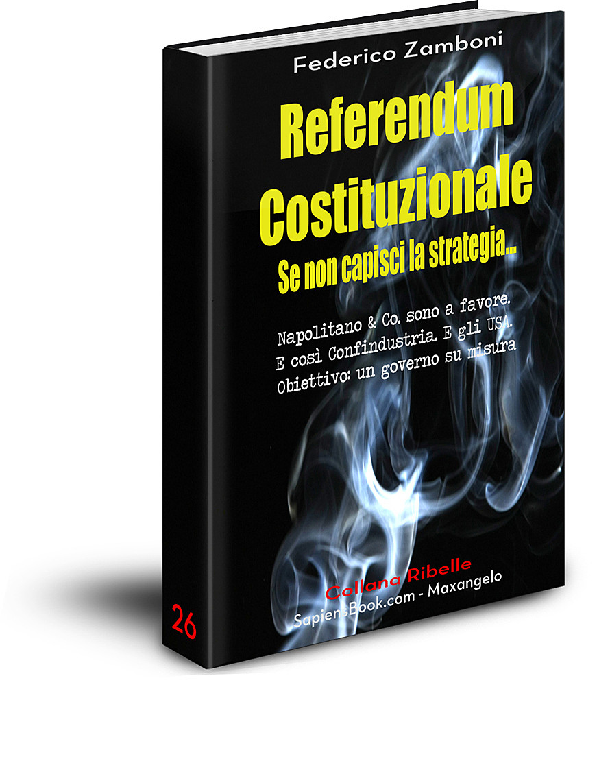 Referendum Costituzionale. Se non capisci la strategia... - di Federico Zamboni