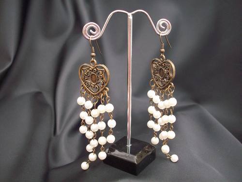 Antique gold and pearl