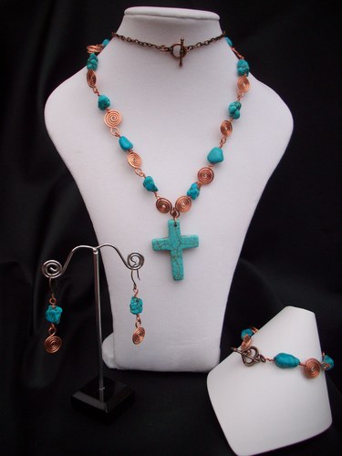 Copper swirls &amp; Turquoise
