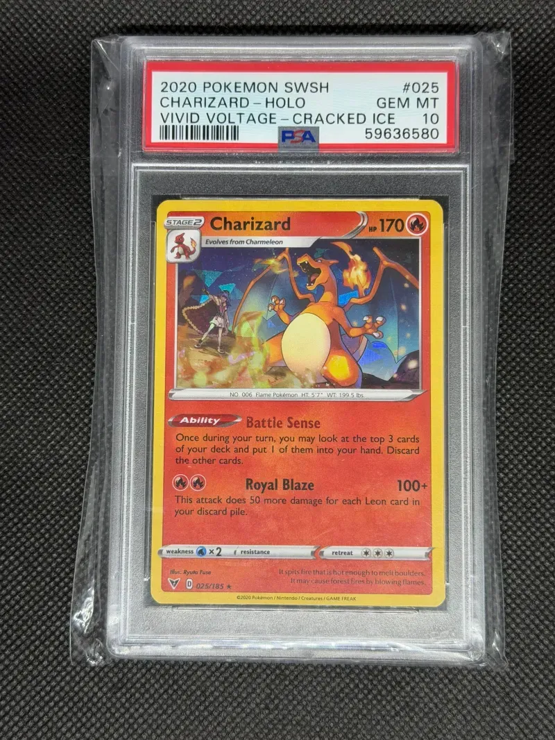 Charizard Cracked Ice Holo #025 PSA 10