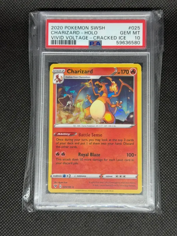 Charizard Cracked Ice Holo #025 PSA 10