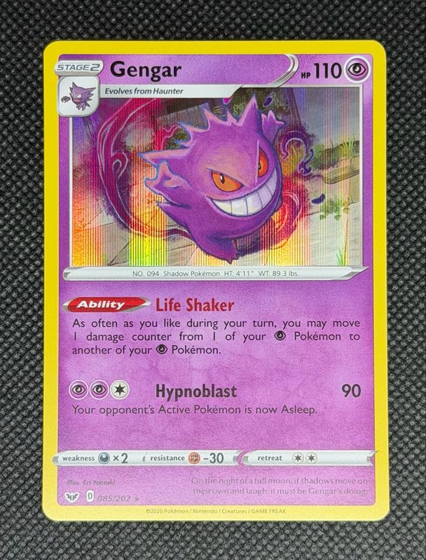 Gengar #085 Holo (Sword &amp; Shield Base)