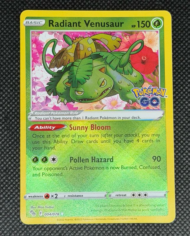 Radiant Venusaur #004 (Pokemon Go)