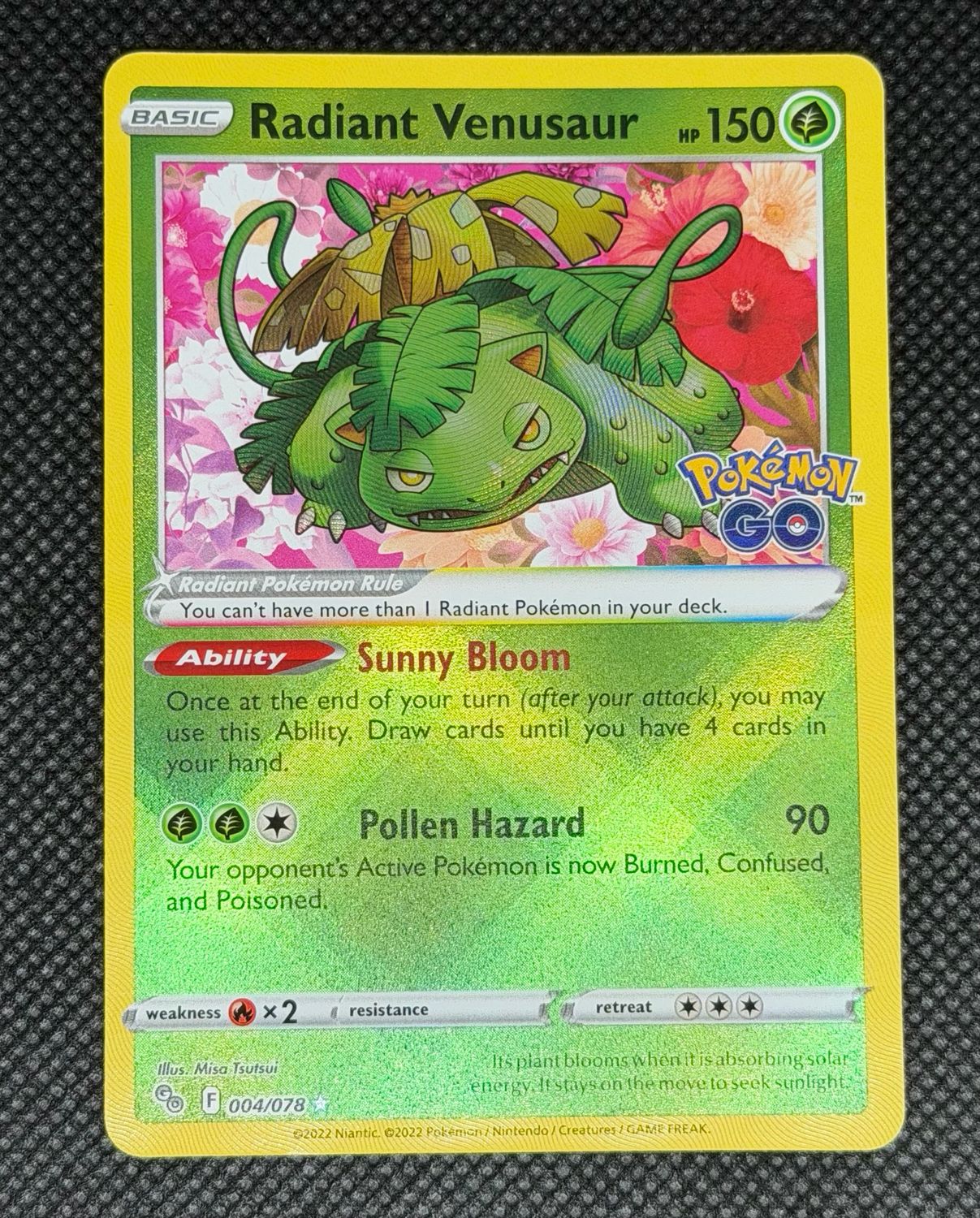 Radiant Venusaur #004 (Pokemon Go)
