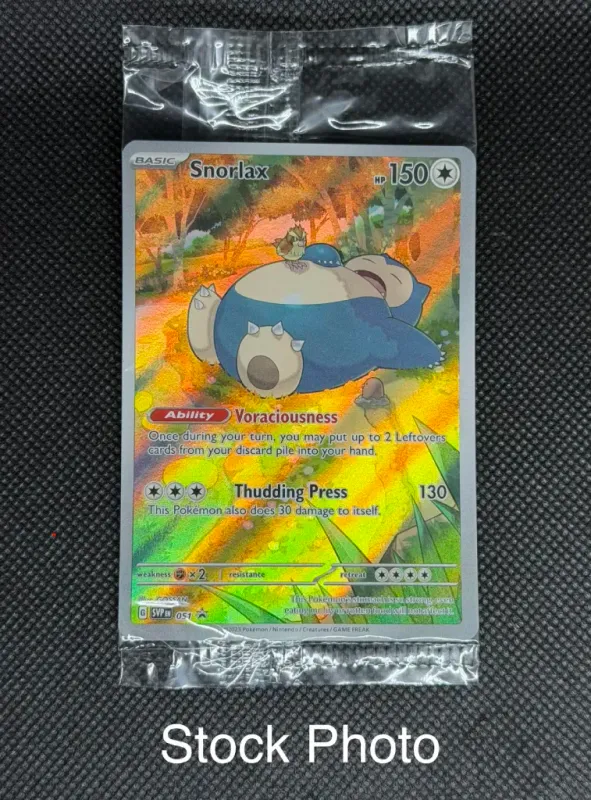 Snorlax (#051 Black Star Promo Sealed)