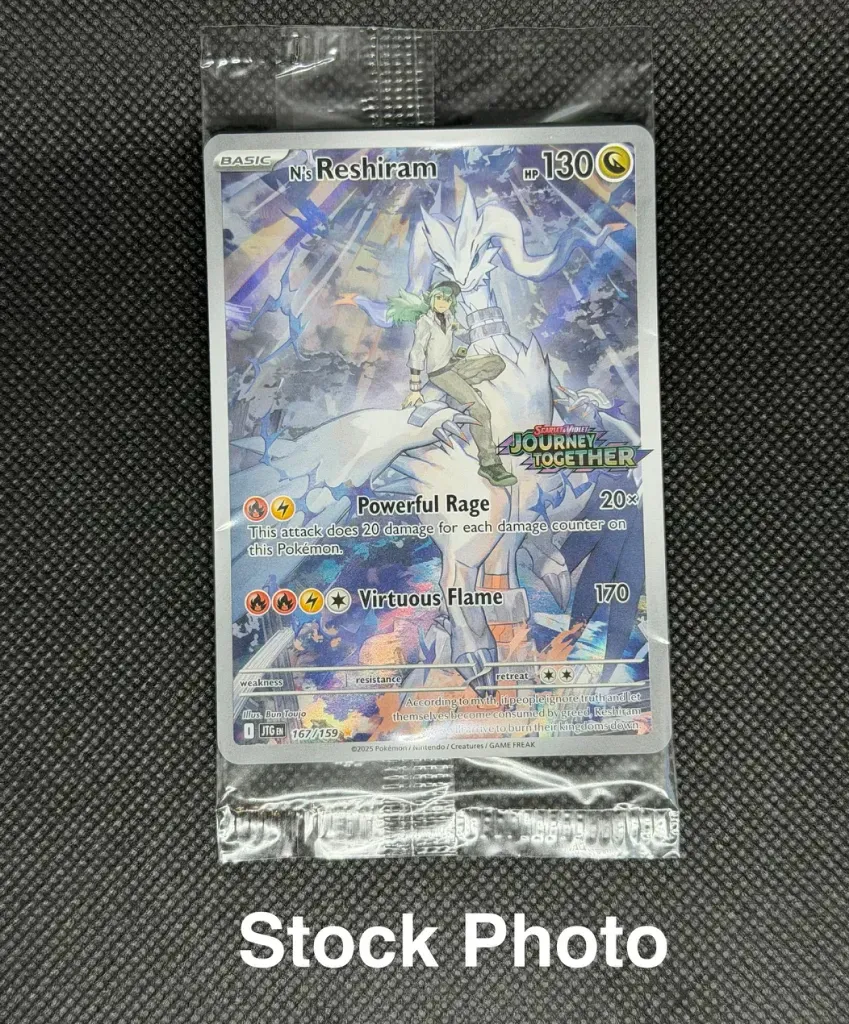 N's Reshiram (#167 Journey Together Stamped Promo Sealed)
