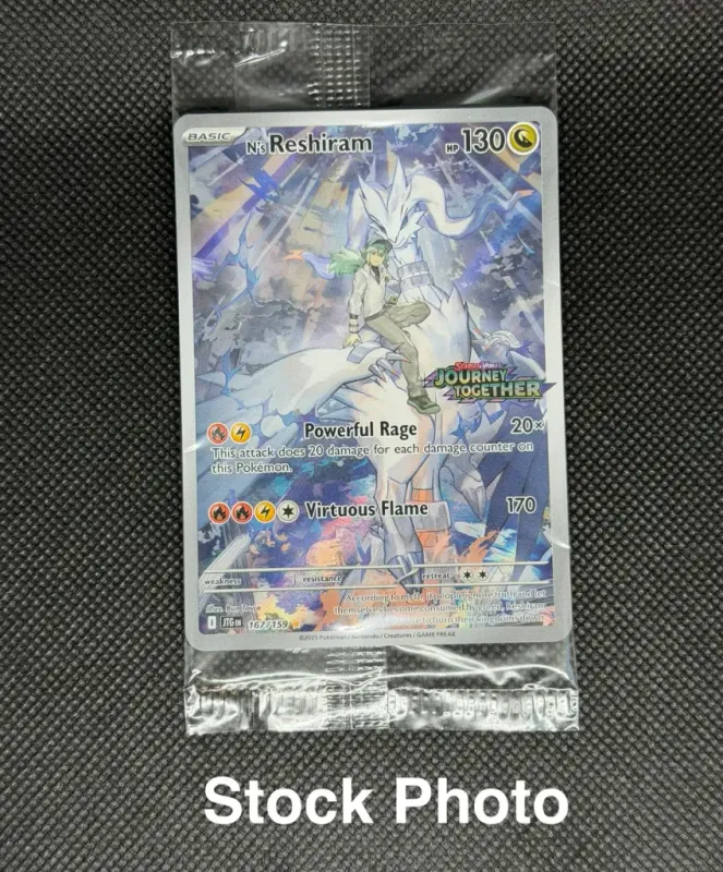 N's Reshiram (#167 Journey Together Stamped Promo Sealed)