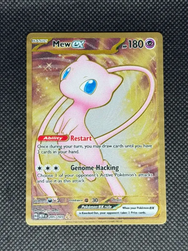 Mew ex Gold Metal Card (#205)