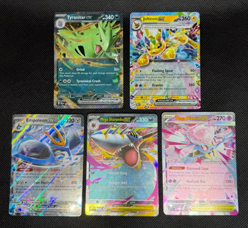 Set of 10 ex's