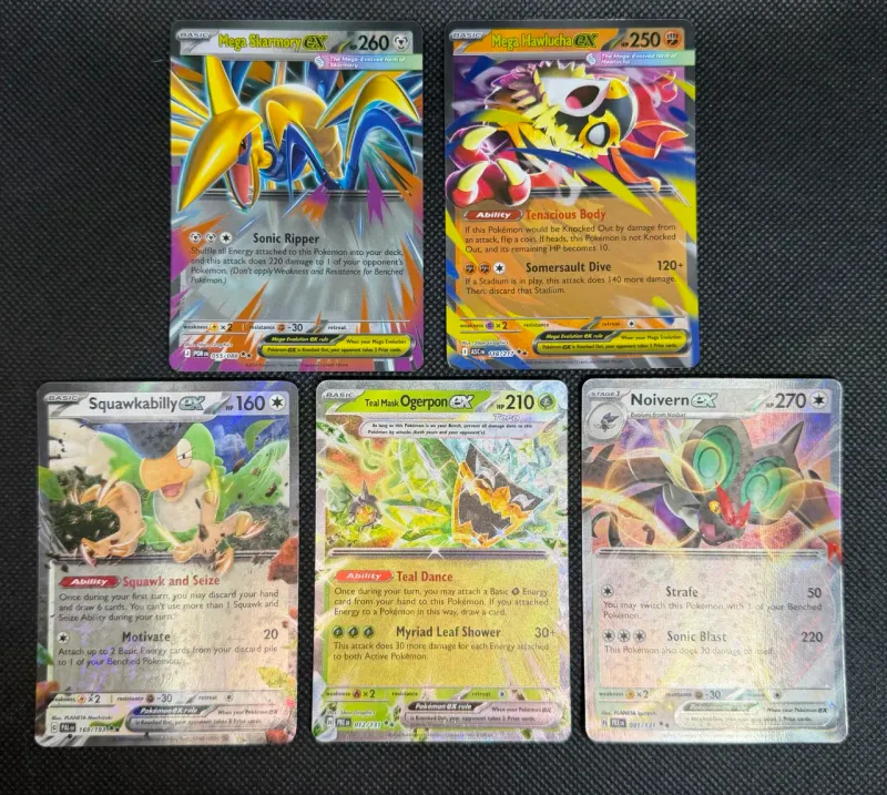 Set of 10 ex's