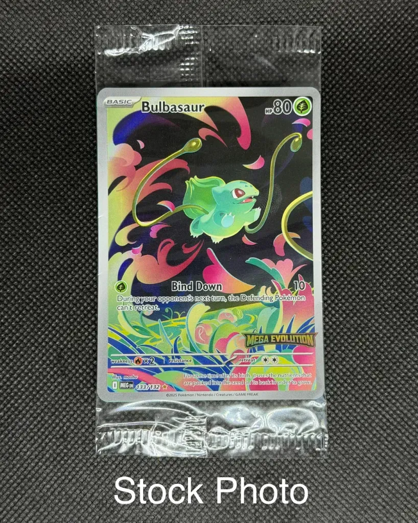Bulbasaur (#133 Mega Evolution Stamped Promo Sealed)